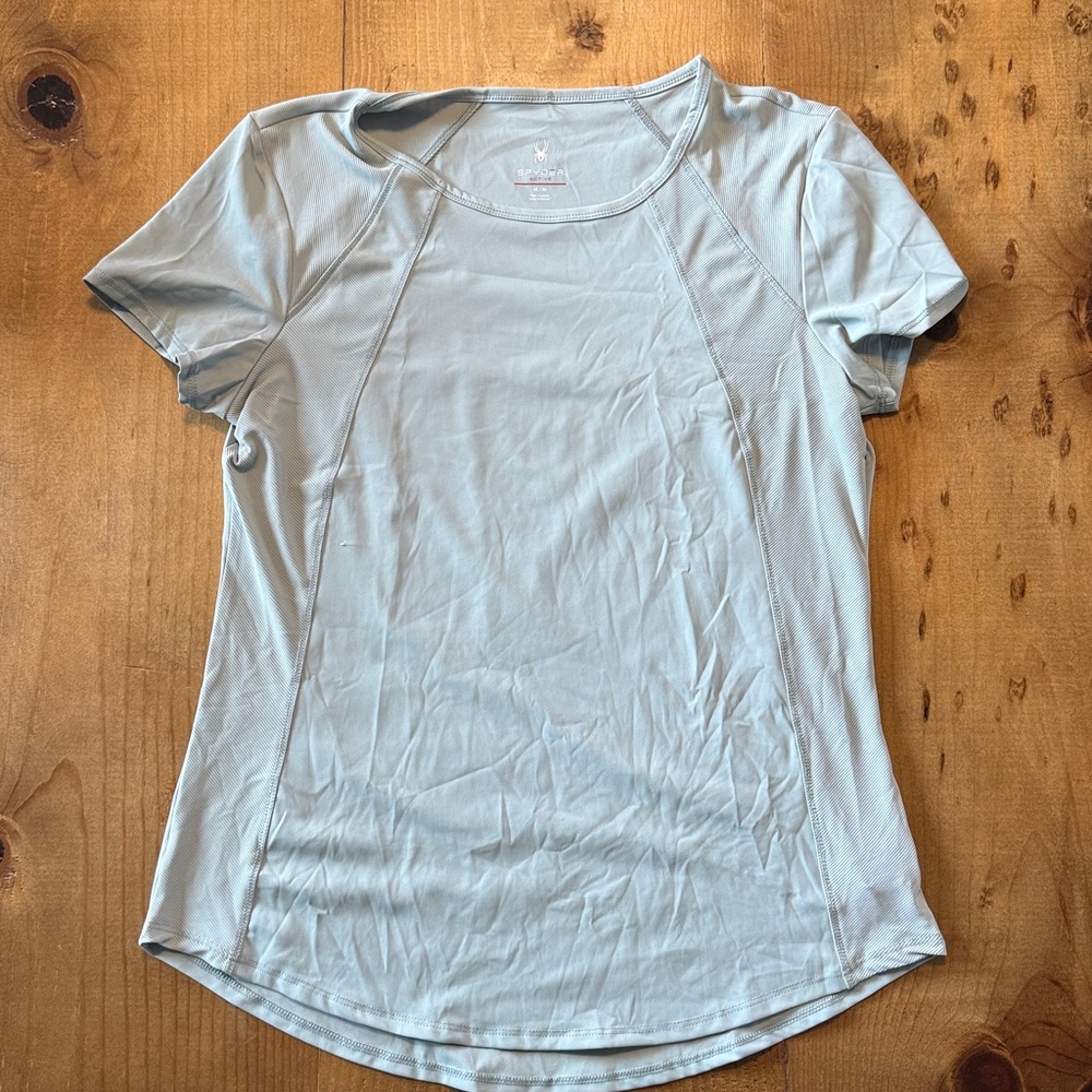 Spyder Light Blue Short Sleeve Tee